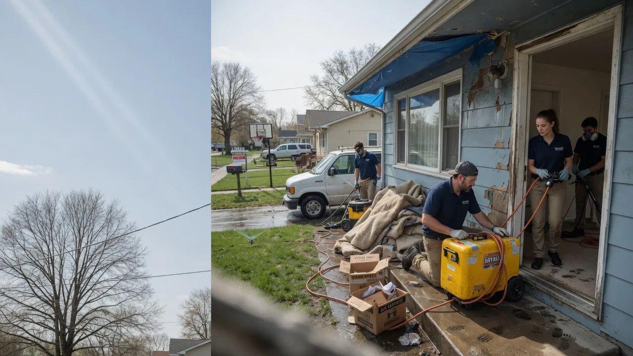 Basement Flood Cleanup in Sheldon, MO near me